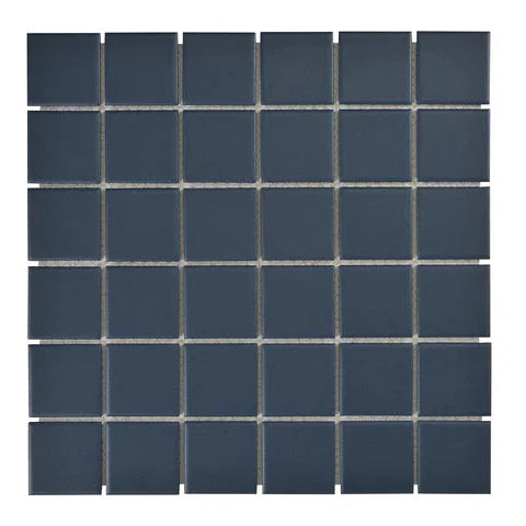 (SAMPLE) REGENCY SQUARE BLUE MATT MOSAIC 31*31