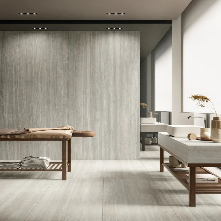 Roman Travetine tile collection by Riva Ceramica