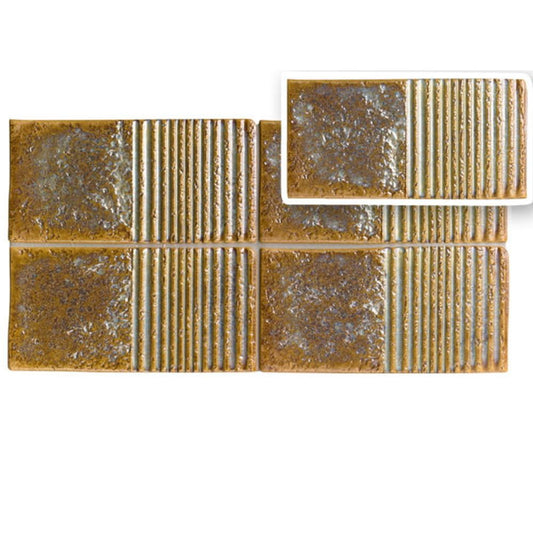 BUDAI OCHRE GROOVES 100*200