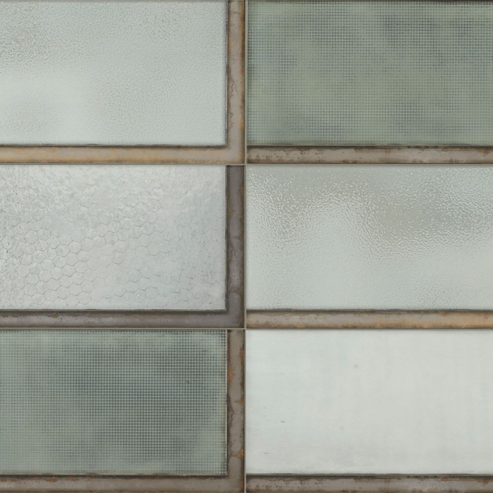 INDUSTRIAL GLASS GREEN 20*60
