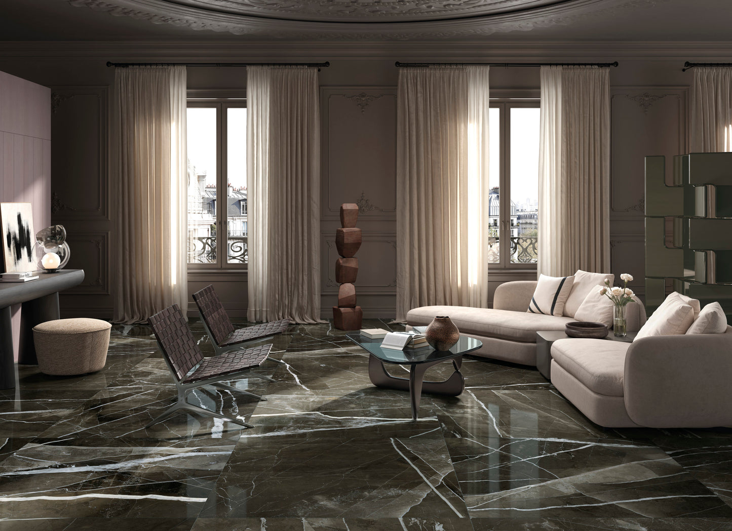 BLACK CALACATTA POLISHED 60*60