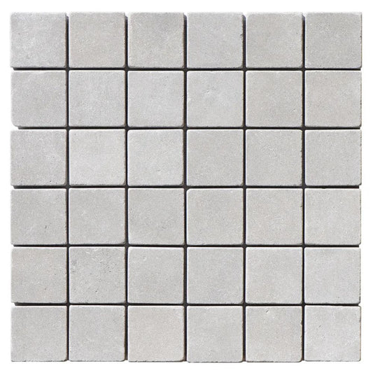 ROCK SQUARE 50X50MM FRENCH GREY TUMBLED 31*31