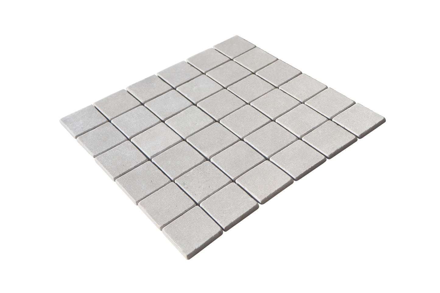 ROCK SQUARE 50X50MM FRENCH GREY TUMBLED 31*31