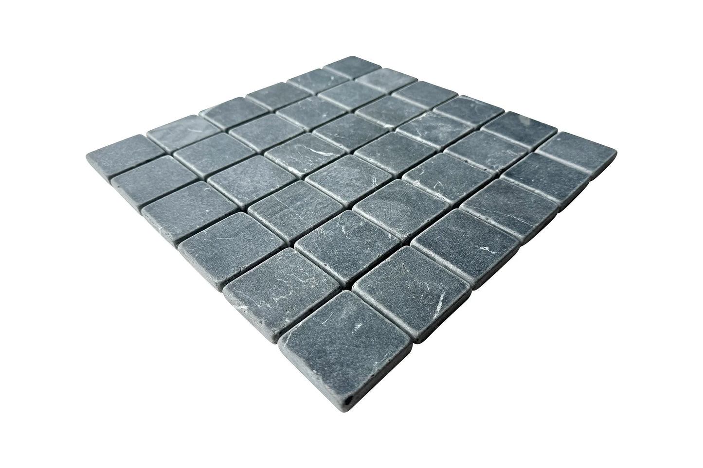 ROCK SQUARE 50X50MM NERO MARQUINA TUMBLED 31*31
