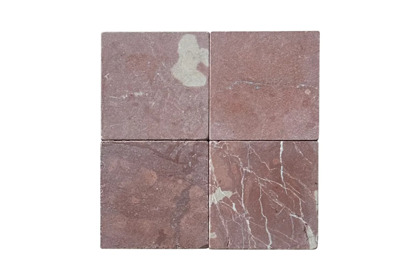 ROCK SQUARE ROSSO VERONA TUMBLED 10*10