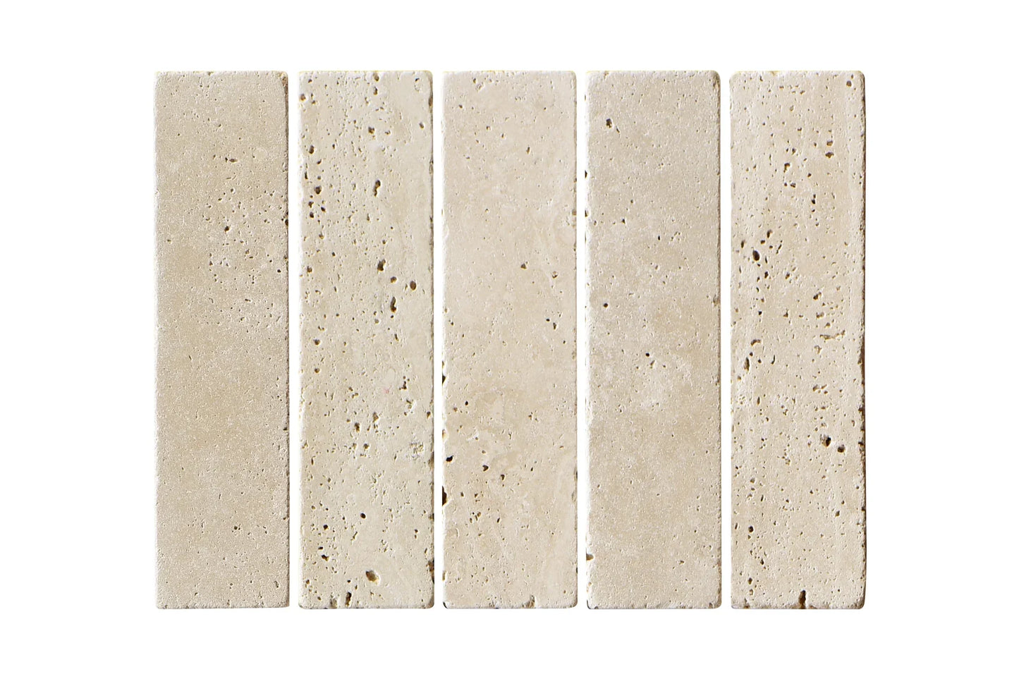 (SAMPLE) ROCK TILE TRAVERTINE BEIGE TUMBLED 50*20