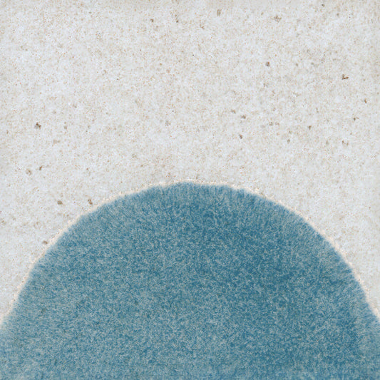 SERENA WHITE DOT AQUA 15*15