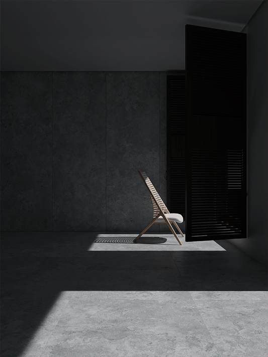 VELAR CROSS CUT GREY SOFT TEXTURED 90*90
