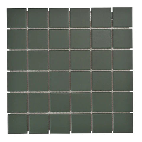 REGENCY  SQUARE GREEN MATT MOSAIC 31*31