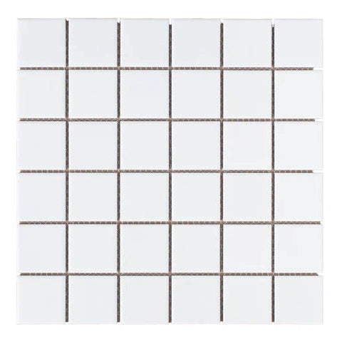 REGENCY  SQUARE WHITE MATT MOSAIC 31*31
